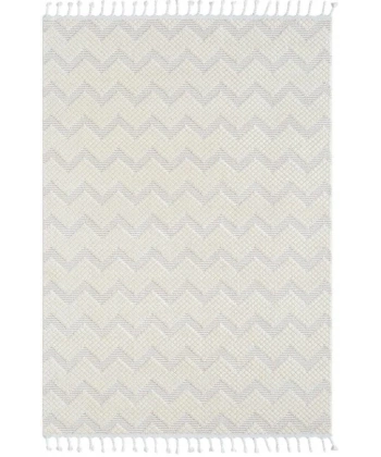 Seyran Magic Koleksiyonu Örgü Saçak Dekoratif Halı 1102 Bej