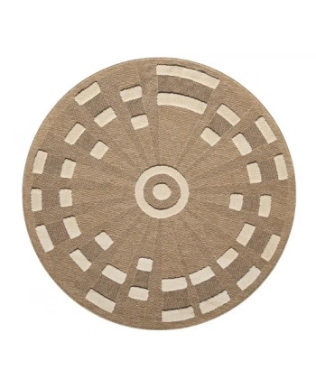 Seyran Marakeş Koleksiyonu Hav Toz Vermez Etnik Halı 677 Kahve