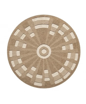 Seyran Marakeş Koleksiyonu Hav Toz Vermez Etnik Halı 677 Taba