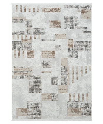 Seyran Mısra Koleksiyonu Modern Desenli Halı 5001 Kahve