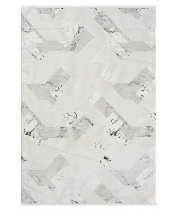 Seyran Mısra Koleksiyonu Modern Desenli Halı 5002 Gri