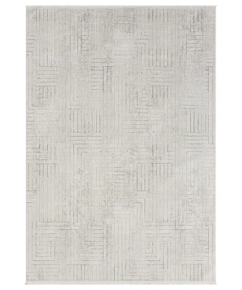 Seyran Mısra Koleksiyonu Modern Desenli Halı 5004 Gri