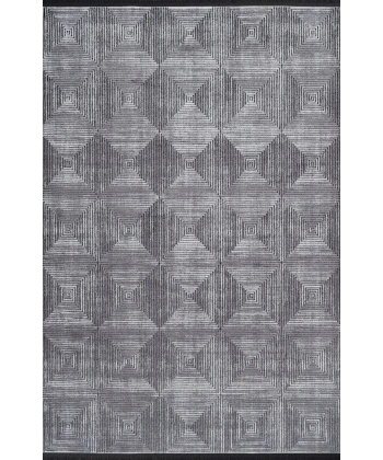 Seyran Roma Koleksiyonu Akrilik Dokuma Halı 423 Antrasit