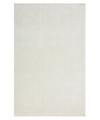 Seyran Stella Koleksiyonu Yumuşak Dokulu Halı 0201 Krem