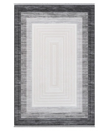 Seyran Zen Koleksiyonu Akrilik Dokuma Halı 7004 Gri