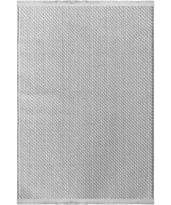 Tual Koleksiyonu Modern Saçaklı Halı 8402 Gri