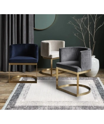 Victoria Koleksiyonu Viskon Akrilik Dokuma Lüks Saçaklı Halı 6007 Gri