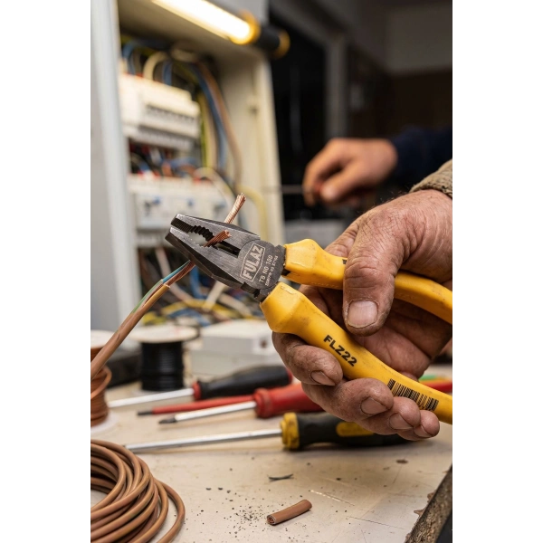 Yakar Fulaz Çelik Sarı Pense 18 cm