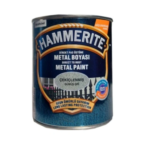 Marshall Hammerite Çekiçlenmiş Metal Boyası 0,75 lt Gümüş Gri