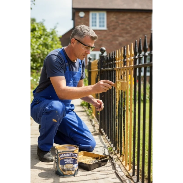 Marshall Hammerite Çekiçlenmiş Metal Boyası 0,75 lt Altın