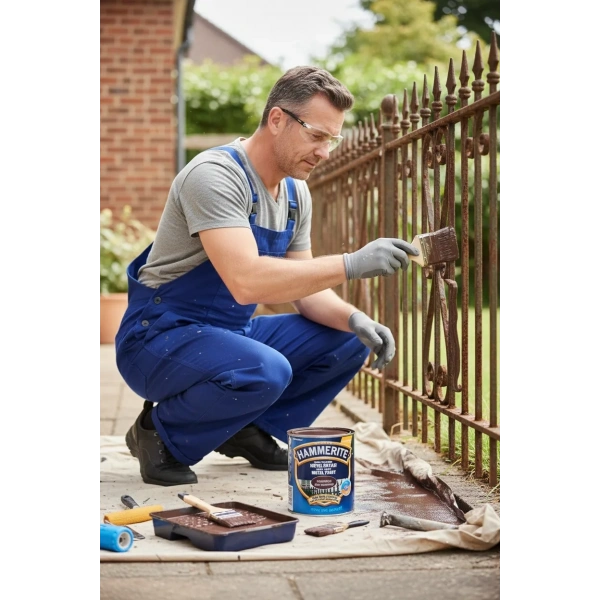 Marshall Hammerite Çekiçlenmiş Metal Boyası 0,75 lt Pürüzsüz Koyu Kahverengi