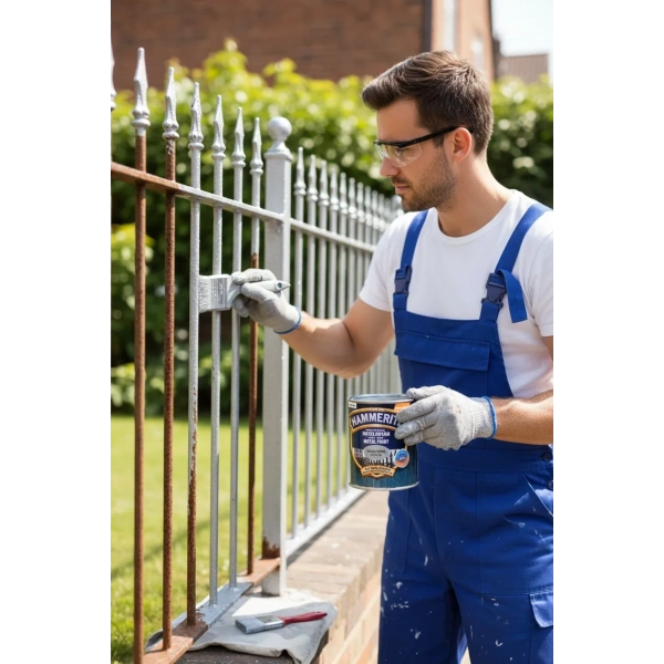 Marshall Hammerite Çekiçlenmiş Metal Boyası 0,75 lt Gümüş Gri