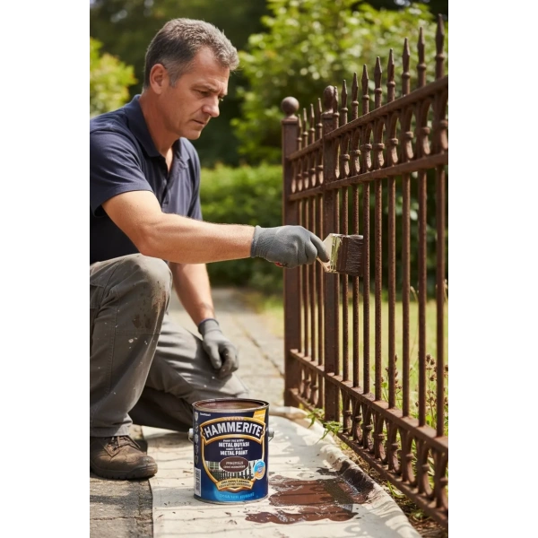 Marshall Hammerite Çekiçlenmiş Metal Boyası 2.5 lt Pürüzsüz Koyu Kahverengi