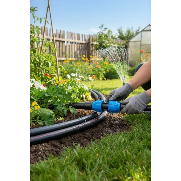 Puşvit Bahçe Sulama Kaplin Kangal Borular İçin Manşon 20x20 cm