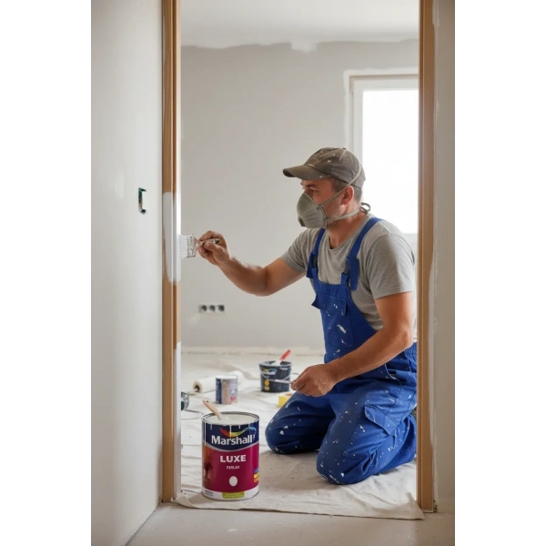 Luxe Parlak Sentetik Boya 0.75 Lt Beyaz