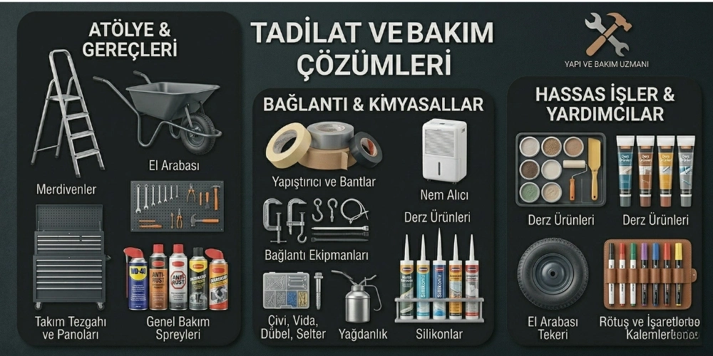 NŞAAT MALZEMELERİ VE AKSESUARLAR