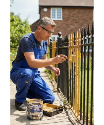 Marshall Hammerite Çekiçlenmiş Metal Boyası 0,75 lt Altın