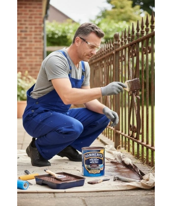 Marshall Hammerite Çekiçlenmiş Metal Boyası 0,75 lt Pürüzsüz Koyu Kahverengi