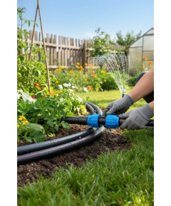 Puşvit Bahçe Sulama Kaplin Kangal Borular İçin Manşon 20x20 cm