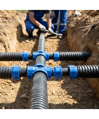 Kaplin Puşvit Kablin Ek Kangal Boru 4 Adet 25 mm Manşon