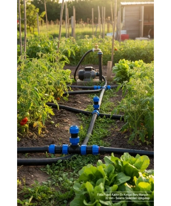 Fitsa Puşvit Kablin Ek Kangal Boru Manşon 32 mm 4 Adet