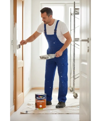 Marshall Enamel Parlak Sentetik Boya 2.5 Lt Beyaz