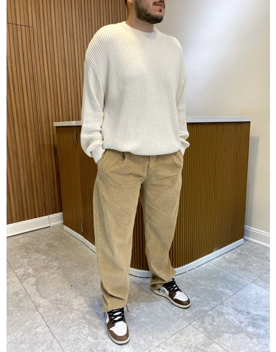 Kadife Pantolon Camel