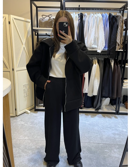 Marka Model Eşofman Altı Siyah