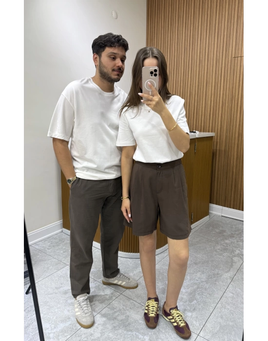 Acı Kahve Tensel Şehir Boy Şort
