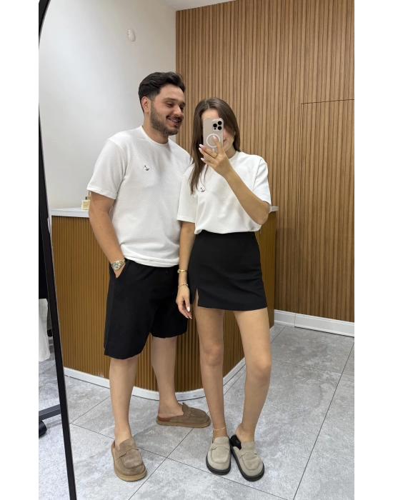 Marka Model Beyaz T-shirt