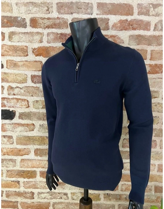 Yarım Fermuarlı Marka Model Kazak Lacivert