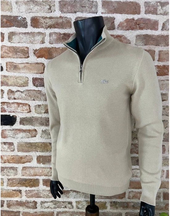 Yarım Fermuarlı Marka Model Kazak Bej