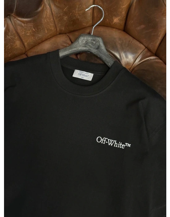 Marka Model Baskılı Tshirt Siyah