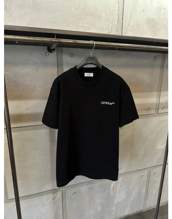 Marka Model Baskılı Tshirt Siyah