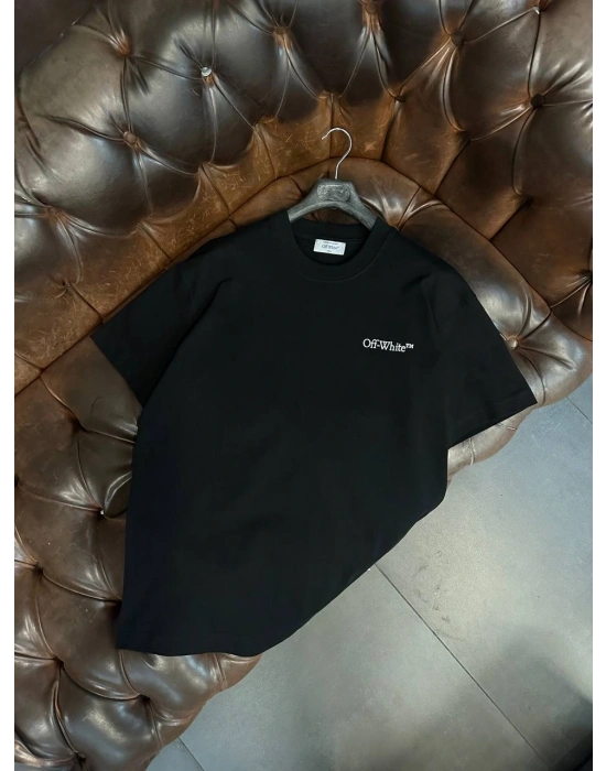 Marka Model Baskılı Tshirt Siyah