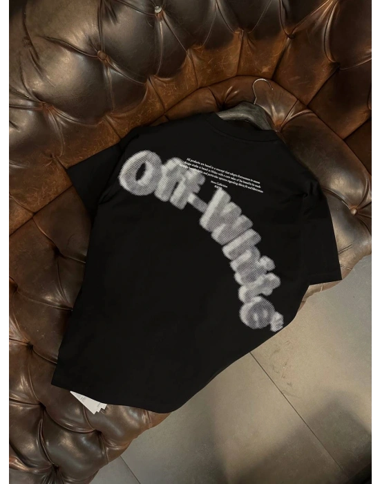 Marka Model Baskılı Tshirt Siyah