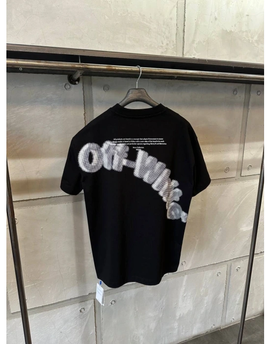 Marka Model Baskılı Tshirt Siyah