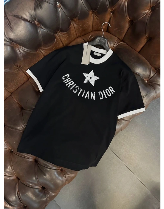 Marka Model Baskılı Tshirt Siyah