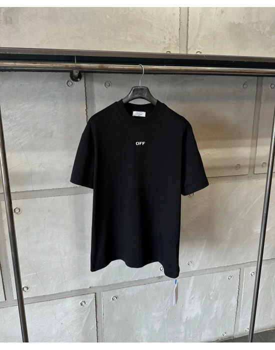 Marka Model Baskılı Tshirt Siyah