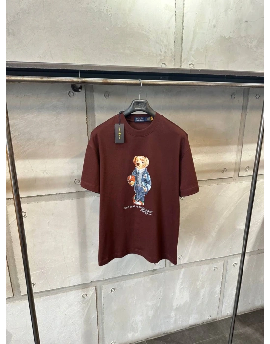 Marka Model Figürlü Tshirt Kahve