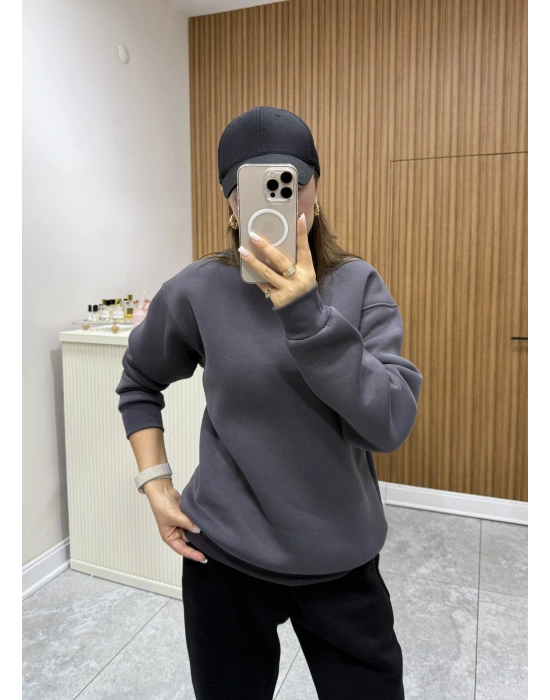 Unisex Basic Sweat Füme