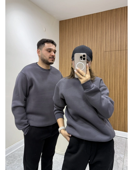 Unisex Basic Sweat Füme