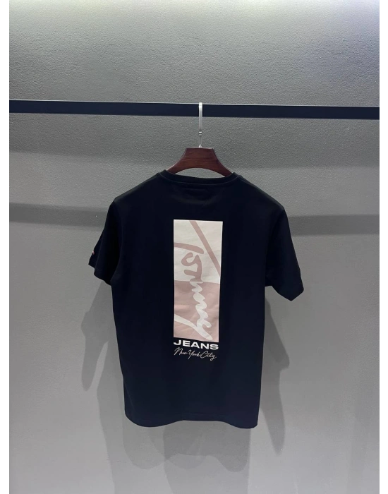 Marka Model Unısex Basic Tshirt Siyah