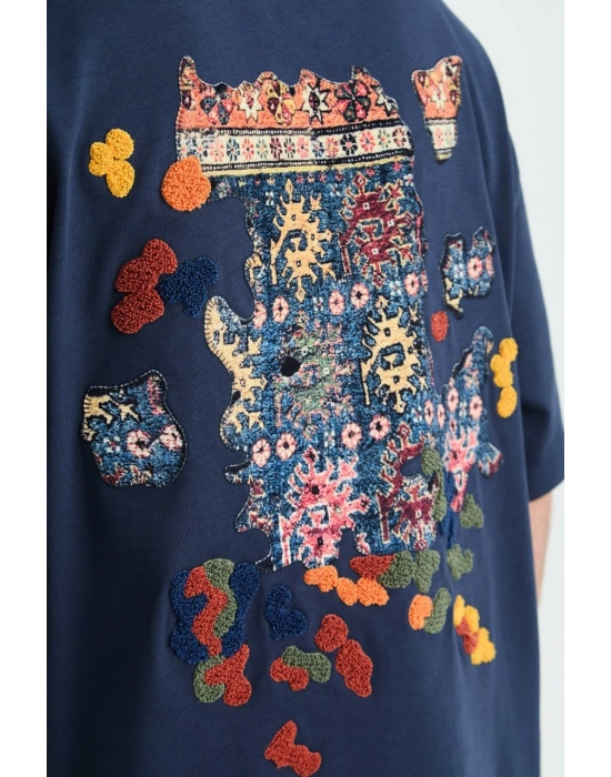 Tasarım Unisex Tshırt Lacivert