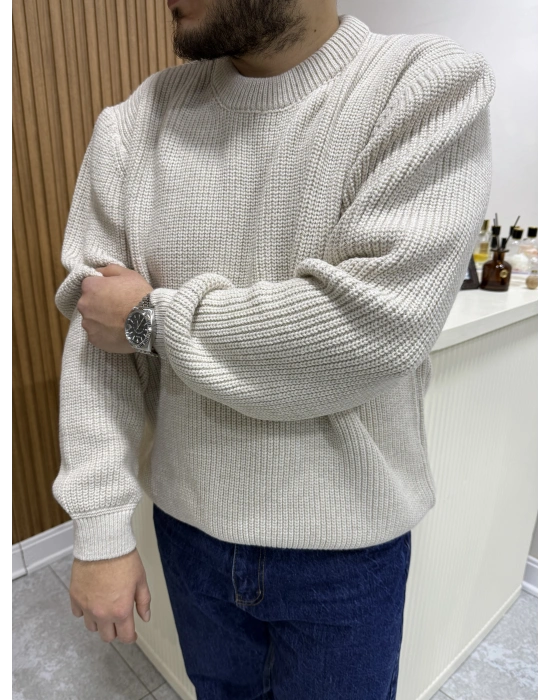 Akrelik Triko Kazak Bej