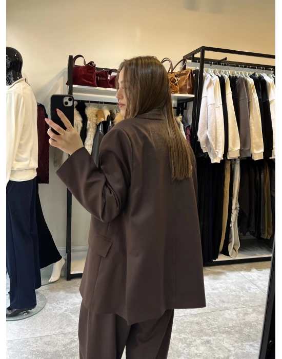 Blazer Ceket Kahve