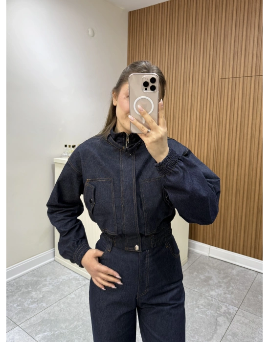 Bomber Denim Ceket