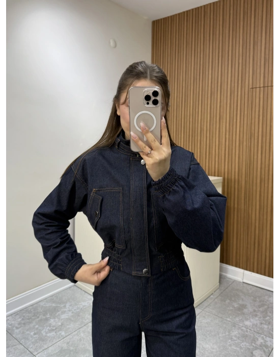 Bomber Denim Ceket