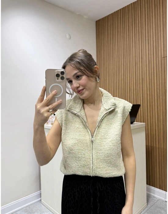 Buklet Yelek Bej