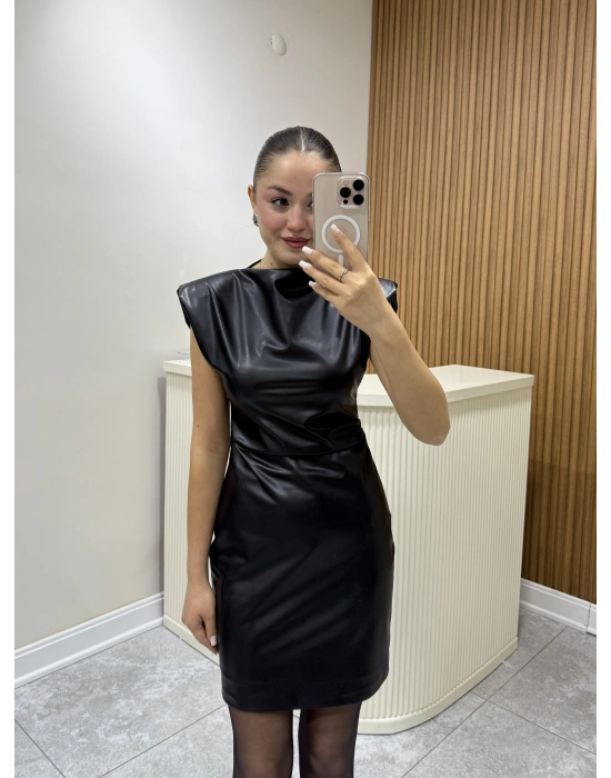 Deri Elbise Siyah